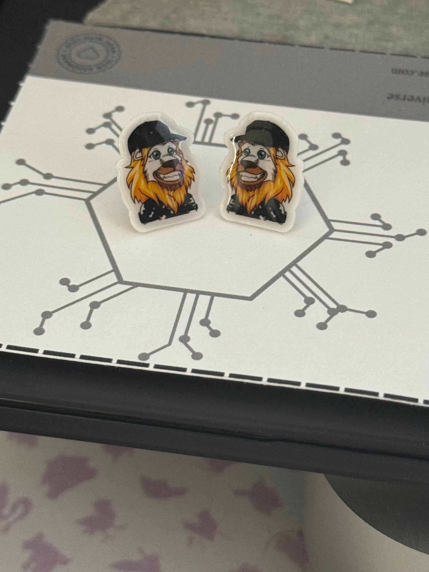 Lion Earrings