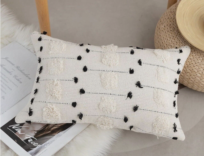Ligicky Boho Lumbar Pillow 12x20 Inch 1 Piece Case.