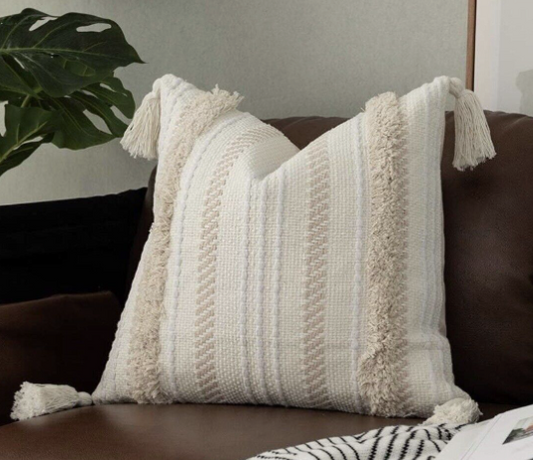 ojia boho decorative throw pillow 20x20 farmhouse