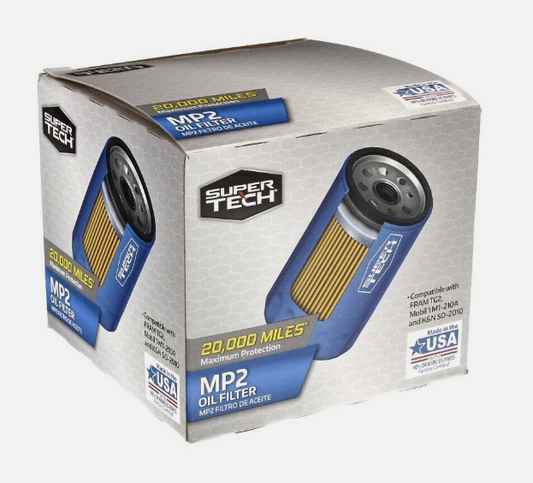 Super Tech MP2 Oil Filter 20,000 Mile Protection