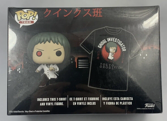 Funko Pop Anime Tokyo Ghoul: RE Toru Mutduki Pop and Tee Sz M Gamestop Exclusive