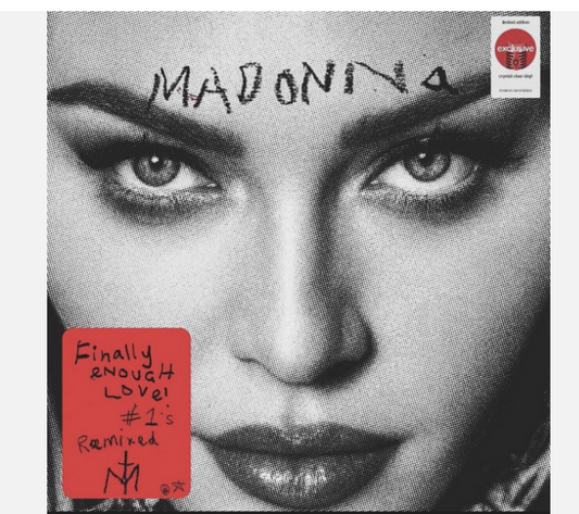 Madonna Finally Enough Love Exclusive Vinyl Crystal Clear LP