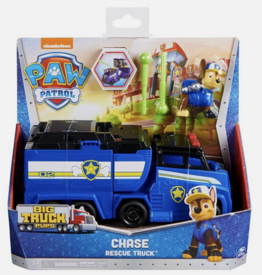 PAW Patrol Big Truck Pups Chase Transforming Rescue Truck